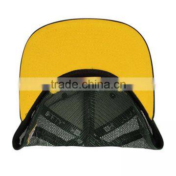 Wholesale Customized Mesh Caps 3d Embroidery 6 Panel Short Brim Trucker Hats photo-5