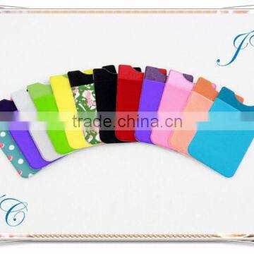 Custom promotional item silicone rubber credit card holder