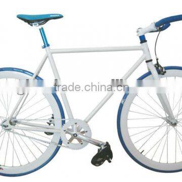 HH-FG02A 700c white fixed gear bikes with flip flop