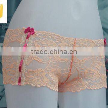 Sexy Transparent Light Color Lace Belt Underwear Panty for Young Girl photo-2