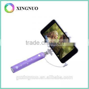 hot new products for 2016 colorful selfie stick for apple and android