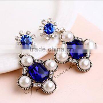 Fashionable pearl earrings design fashion exotic earrings pearl earring designs