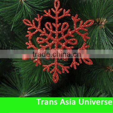 Hot Sale plastic hanging snowflake decorations