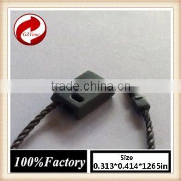 quality string seal tag, hang tag string, garment plastic seal tag gray seal tag children g-string