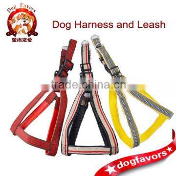 Pet supplies increased thickening foam dog harness with a large dog in a pet leashes