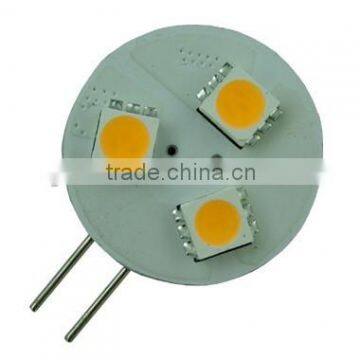 2-pin CE RoHS 0.7w 5050 3smd led g4 ac dc