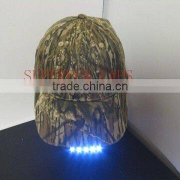 camouflage LED light cap