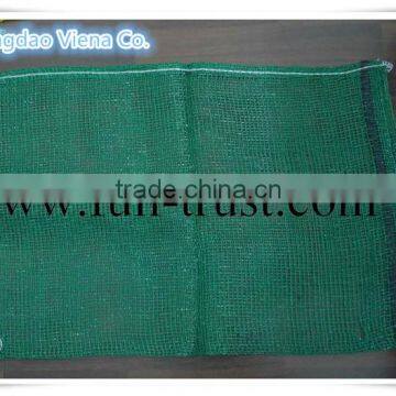 pp mesh bag with overlocked bottom, overlock mesh bag, bottom overlocked mesh bag, bottom, PP mesh bag for vegetables or fruits