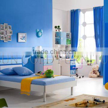 Modern High Gloss Wooden Kids Sleeping Bed (SZ-BF8863)