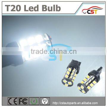 Best Offer Nonpolar Canbus LED Lamp Bulb T20 7440/7443 5050 27SMD 12V Led Lamp Bulb photo-3