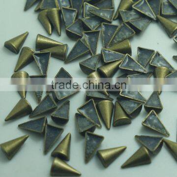 Factory Wholesale 8X12MM Bullet Hot Fix Studs, Hot Fix Alloy Studs, Hotfix Studs photo-3