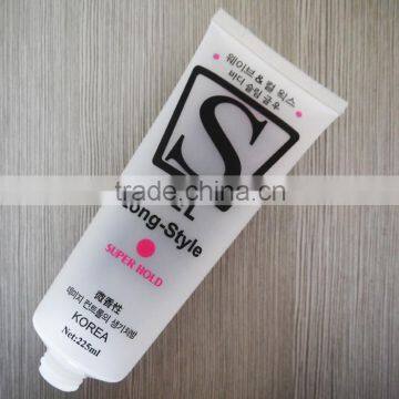 Customized 225ml plastic cosmetic tube