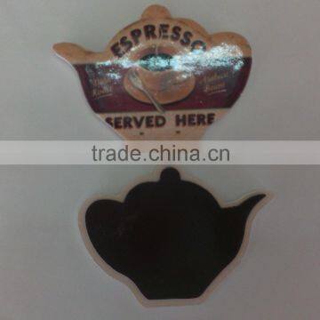 Promotional Tea pot shaped with customized logo printed Fridge Ceramic Magnet