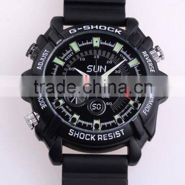 Spy G-shock watch camera,spy gadgets,cctv camera usb rechargable,hidden camera