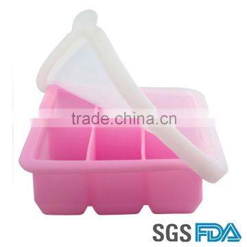 2016 HOT Freezer Silicone Ice Cube Tray With Lid photo-2