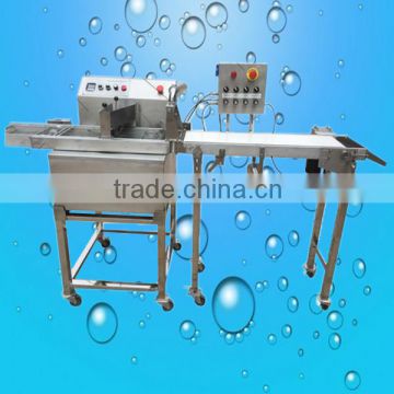 Hot Sale Manufacturing sautomatic peanut coating machine, chocolate candy coating machine, chocolate enrober machine(ZQ-YMTC15)