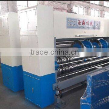 E type Corrugated board flexo print slot die cutting machine