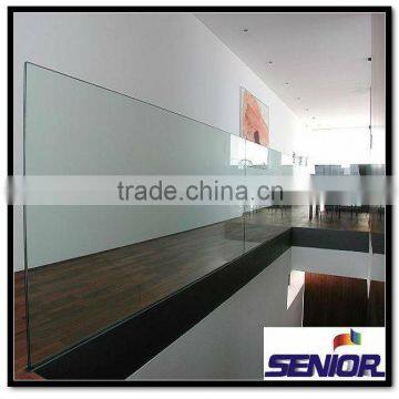 Tempered Glass Railing prices,glass balcony railing