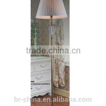 CE/UL/SAA brass floor lamp crystal decoration FL21715