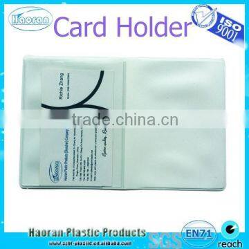 Bank credit plastic card covers with back pocket