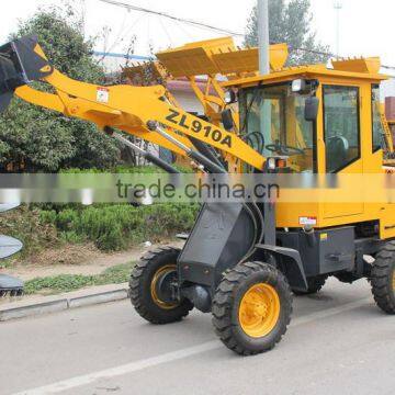 Small construction Machinery Wheel Loader with earth auger