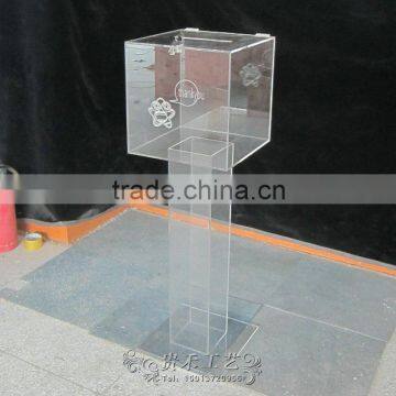 2016 Transparent Standing Donation Boxes for Sale photo-3
