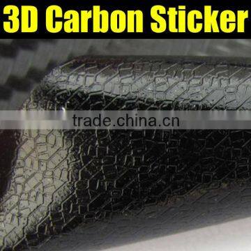 3D carbon fiber film/carbon fibre vinyl wrap/carbon fiber vinyl car wrapping film