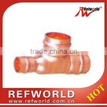 TEE copper pipe fittings for A/C