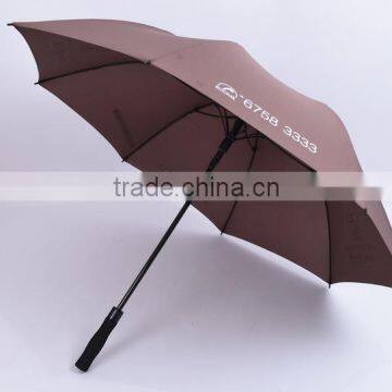 Customized color printing logo by auto golf umbrella