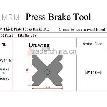 press brake tools with multi-V-die