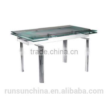 temper glass dining room tables(ST-034)