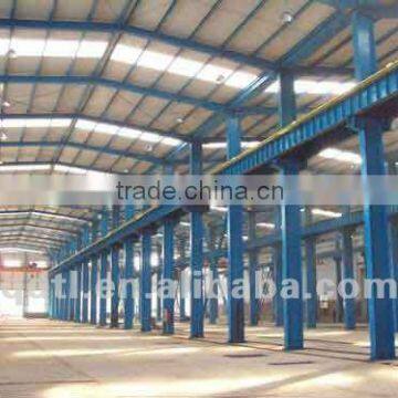 large span/heavy duty construction design steel structure fabrication