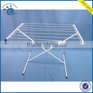 Child Safety Lock 7M 80*60.5*74cm Steel Wire Clothes Rack Powder Coating Collapsible Movable Clothes Airers