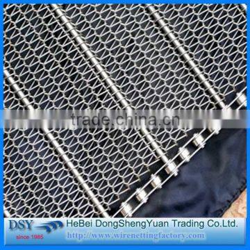 alibaba china market stainless steel flat flex wire mesh conveyor belt