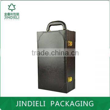 Wine carrier leather box packaging