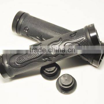 patent new design 2015 fire patterns TPR PVC ergonomics human engineering super soft lock handlebar bicycle grip