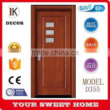 interior glass wooden door