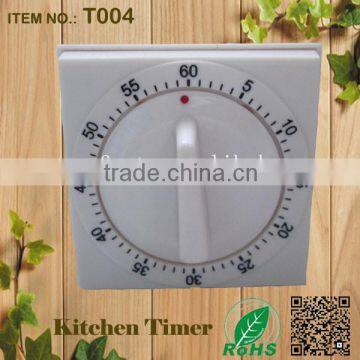0-60minuts logo printing square shape cooking timer