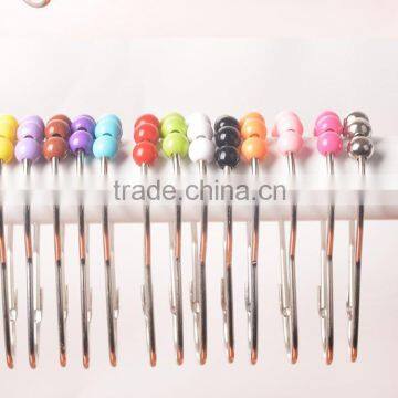 12PCS Peanut Shape Roller Ball Shower Curtain Hooks/XD1001series 5 roller plastic ball shower curtain hooks