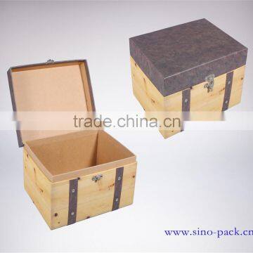 home storage antique wooden box packaging