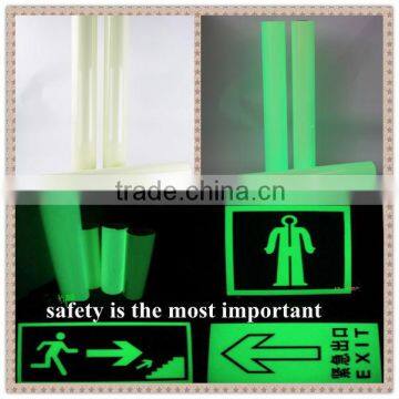 CY Luminescent Film Glow in the Dark Safety Security Light Signs