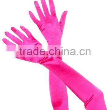 Sexy long stretch satin gloves bridal party prom wedding gloves                        
                                                Quality Choice