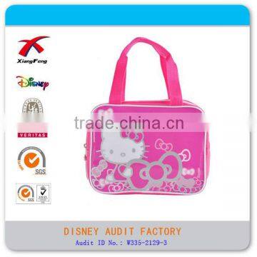 Polyester Handle Cute Hello Kitty Cooler Bag