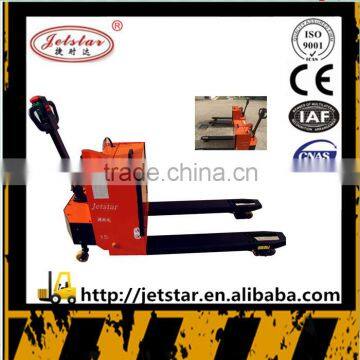 1200kg small semi electric hydraulic pallet Forklift Truck