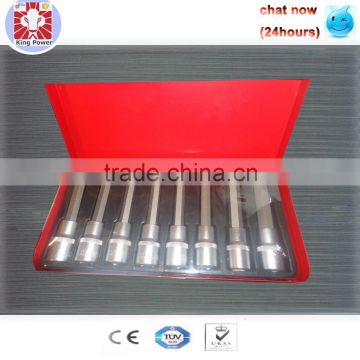 Chrome vanadium 8pcs bits socket set