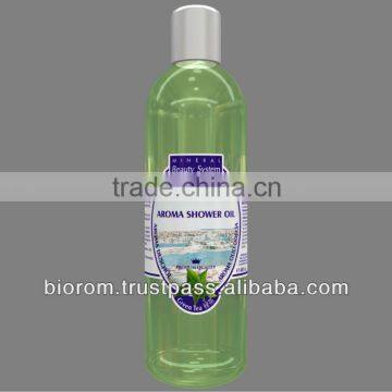 Green Tea Shower Oil with Dead Sea Minerals, Green Tea, Argan Oil, Vitamin E, Shea Butter,