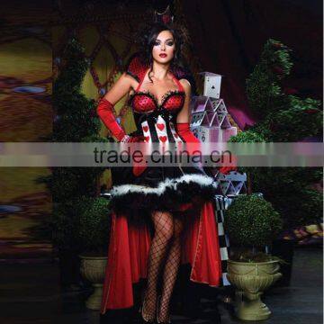 queen of hearts costume women adult Alice In Wonderland cosplay party sexy halloween costumes for women fantasy