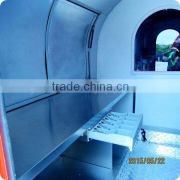 Hot Dog Cart/mobile Food Trailer Cart With Big Wheels for Sales XR-FC220 D photo-5