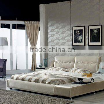 Wholesale King Size Cheap Mdf Bed, Double Folding Beds Set Design With Good Price for Living Room photo-3