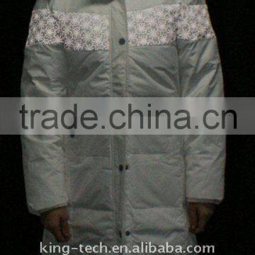 Women's reflective winter down coat